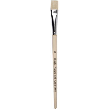 Nature Line Brushes, no. 14, L: 20 cm, W: 15 mm, flat, 12 pc/ 1 pack