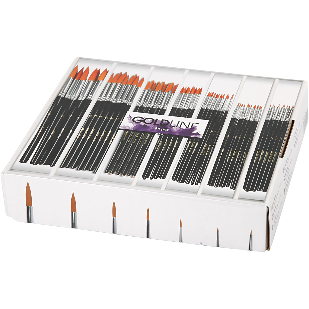 Nailonharjad, nr. 1+2+4+8+12+18+22, L: 17-21 cm, W: 1-7 mm, ümmargune, 7x12 tk/ 1 pakk