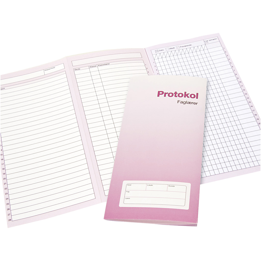 Morning meeting book, individual subject teacher, with 28 names, 1 pc