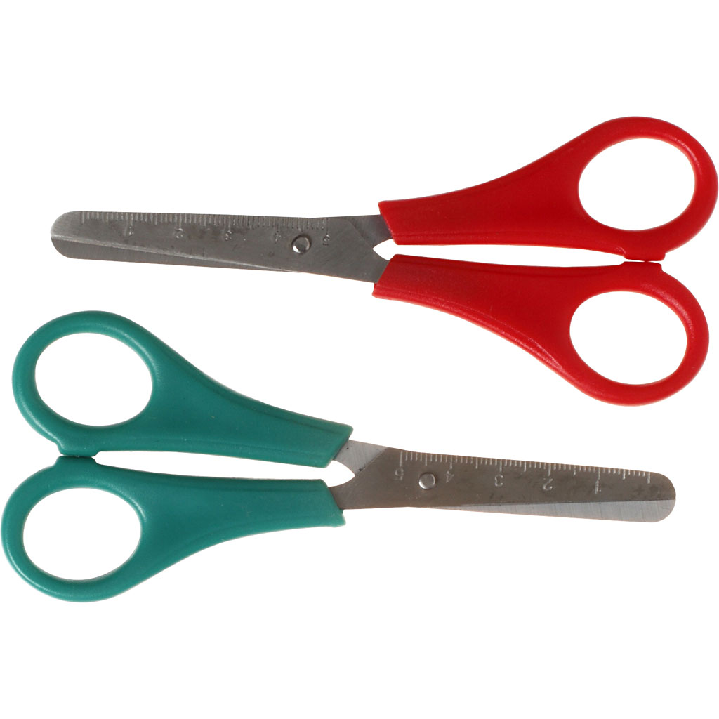 Kids Scissors, L: 13 cm, 12 pc/ 1 pack