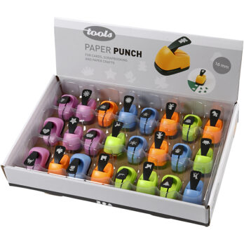 Paberipunnid, iga päev ja jõulud, suurus 16 mm, 24 tk/ 1 pakk