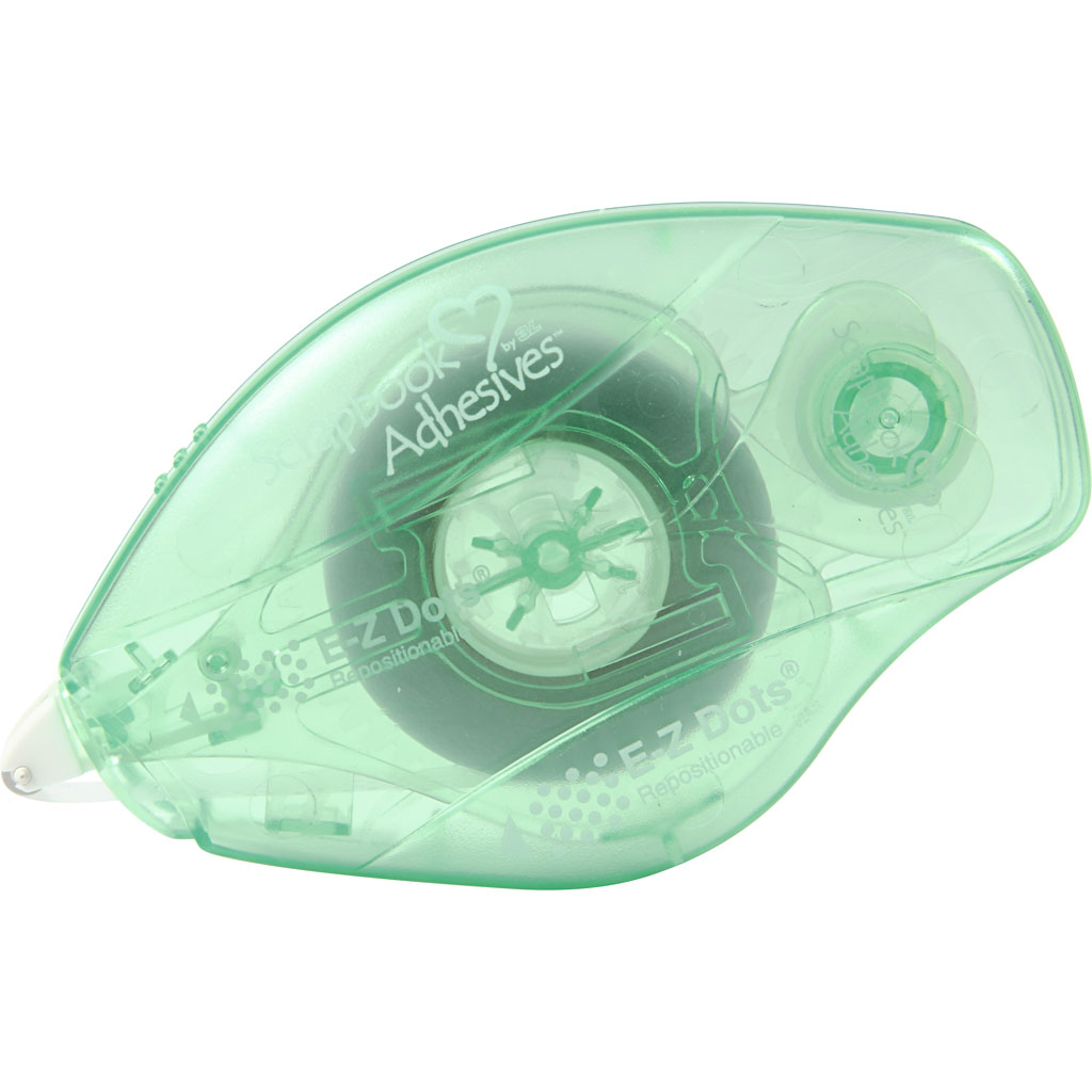 E-Z Runner®, punkte, mittepüsiv liim, W: 8 mm, 15 m/ 1 rull