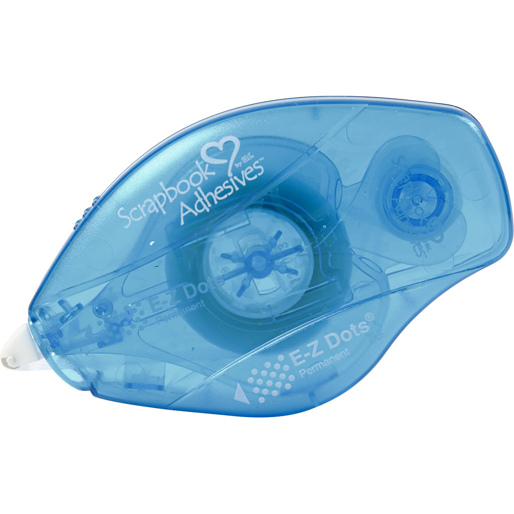 E-Z Runner®, punkte, püsiliim, W: 8 mm, 13 m/ 1 rull