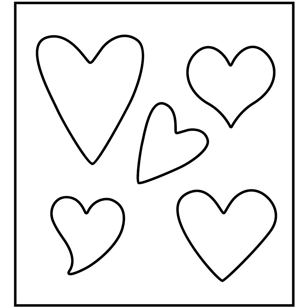 Terasest joonlauad, süda, suurus 14x15,25 cm, paksus 15 mm, 1 tk.