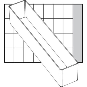 Insert Box, nr. A9-4, H: 47 mm, suurus 218x39 mm, 1 tk.