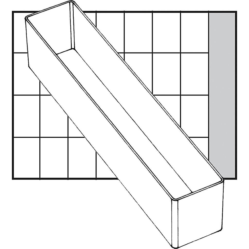Insert Box, nr. A9-4, H: 47 mm, suurus 218x39 mm, 1 tk.