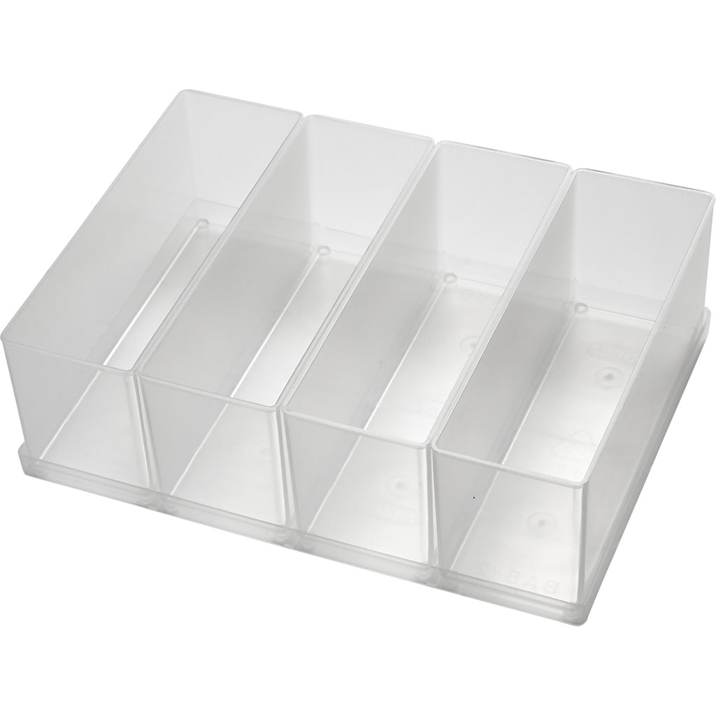 Insert Box, nr. BA8-2, H: 80 mm, suurus 157x55 mm, 4 tk/ 1 pakend