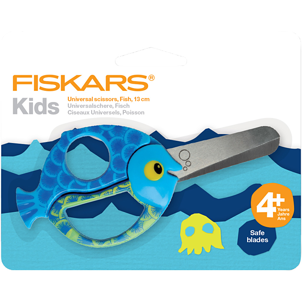 Fiskars laste loomakäärid, kala, L: 13 cm, 1 tk - Image 2