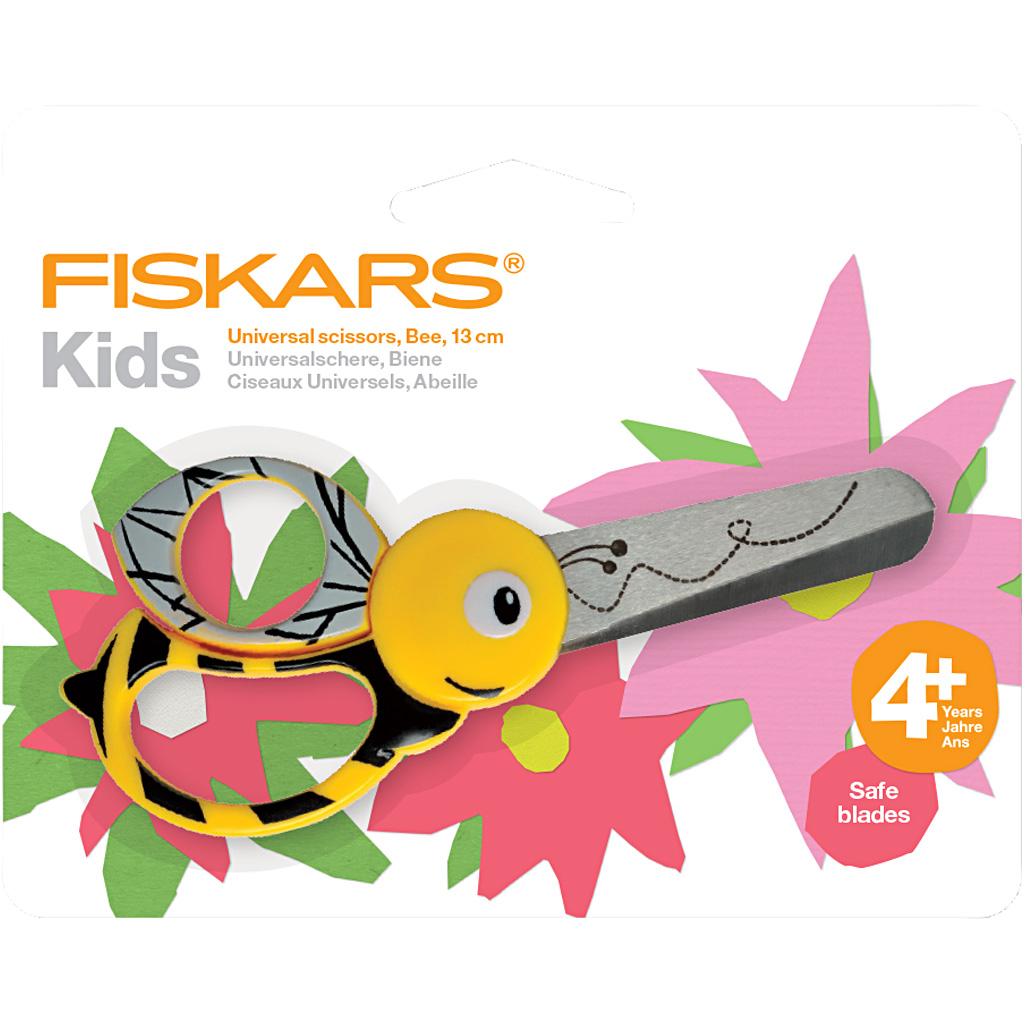 Fiskars laste loomakäärid, mesilane, L: 13 cm, 1 tk - Image 2