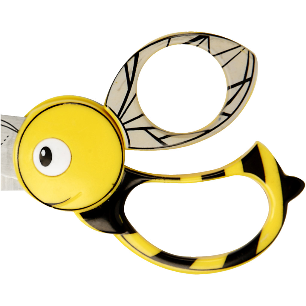 Fiskars laste loomakäärid, mesilane, L: 13 cm, 1 tk - Image 3