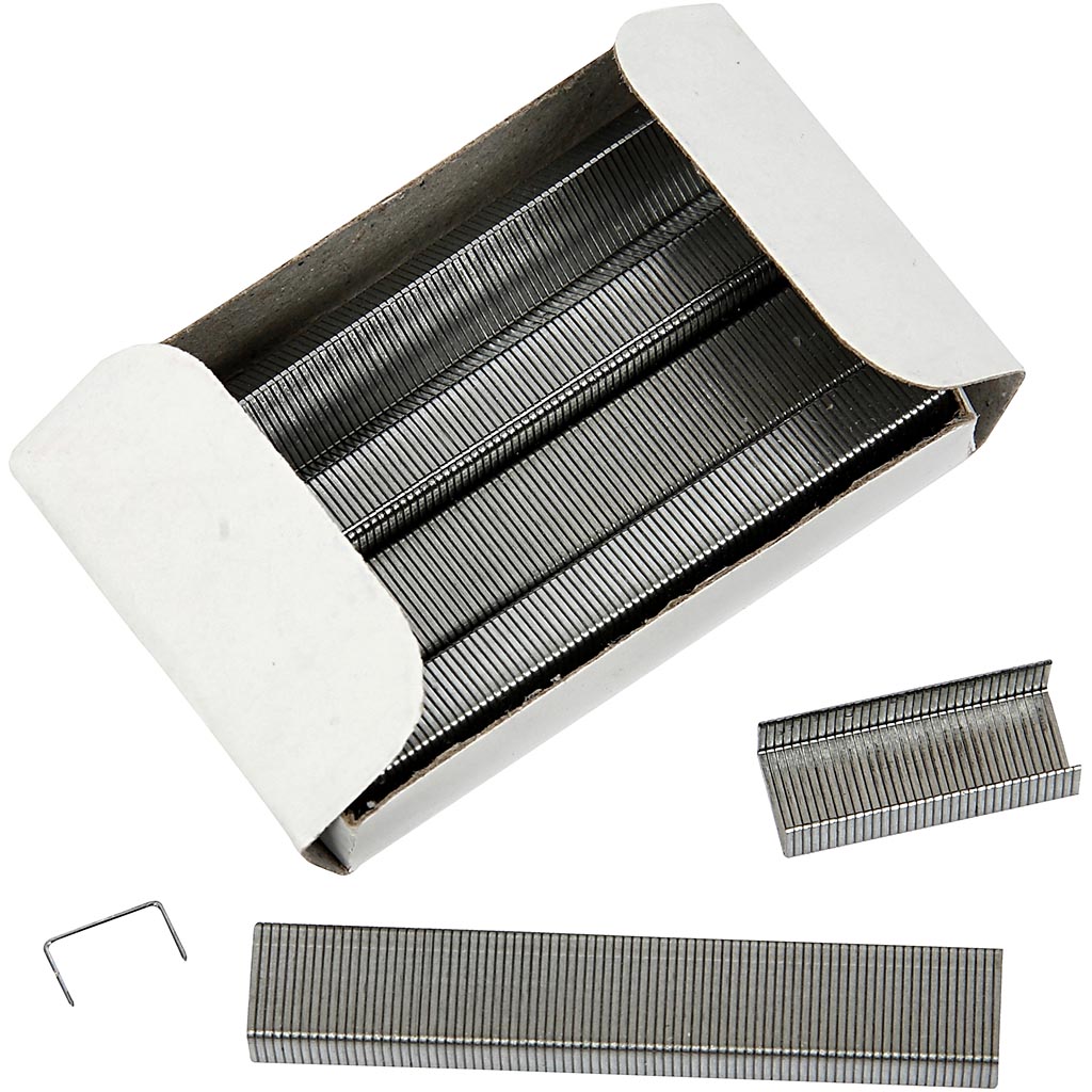 Klambrid, nr. 6/4, W: 6 mm, 10x1000 tk/ 1 pakk