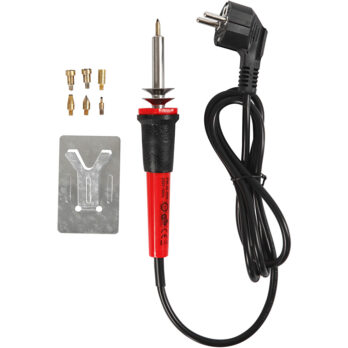 Pürograafia käsitöökomplekt, suurus 19x3 cm, EL, must, punane, 1 tk.