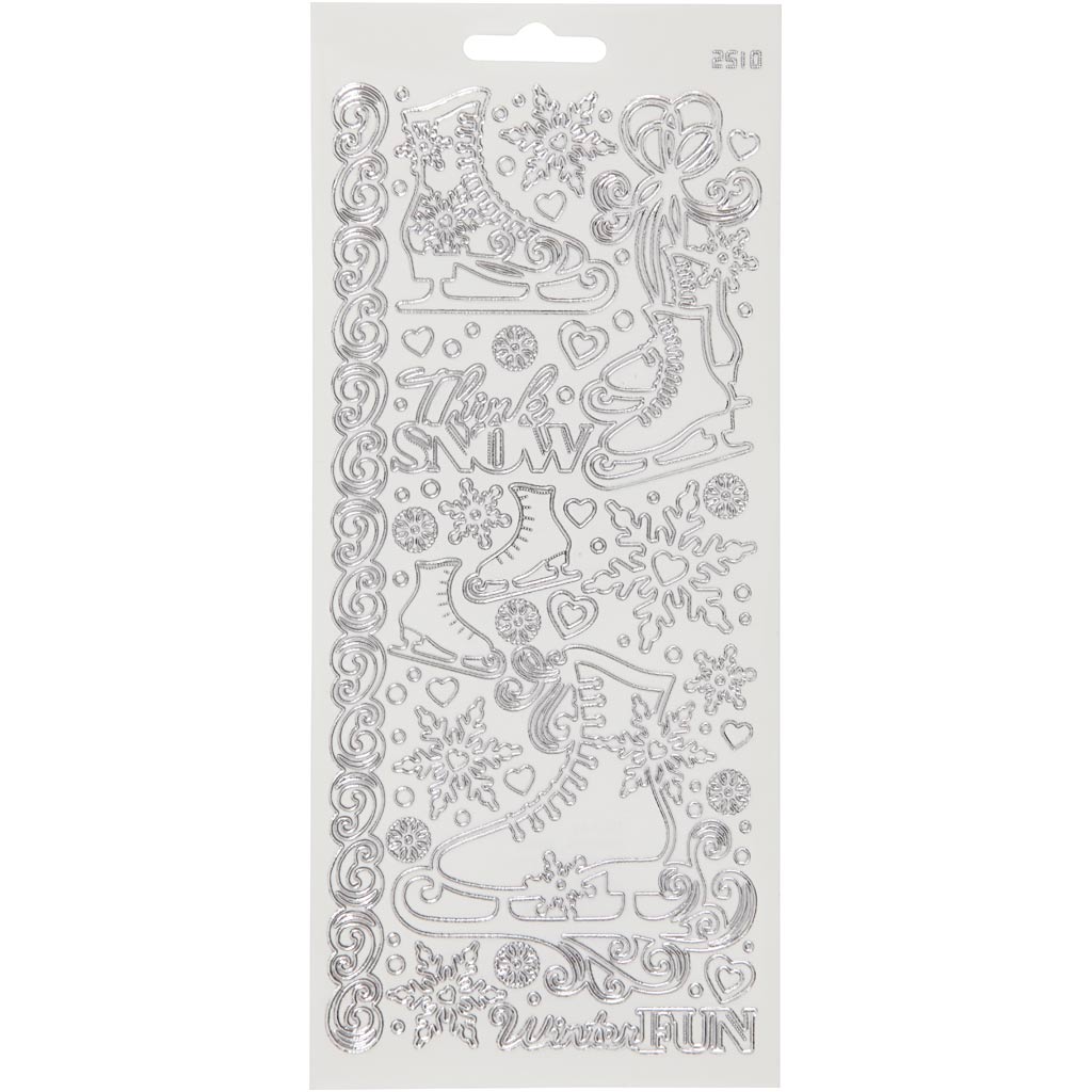 Kleebised, uisud, leht 10x23 cm, 1 leht