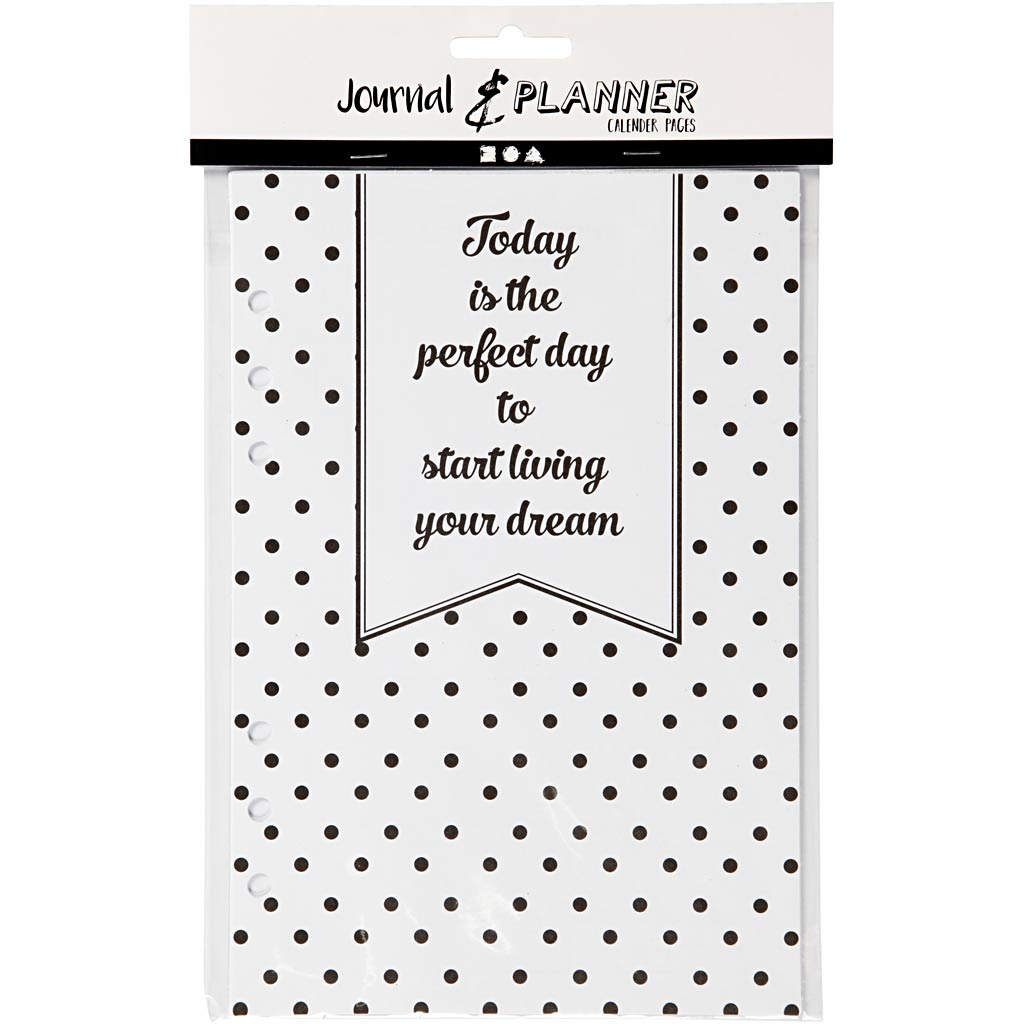 Kalendrilehed, suurus 142x210 mm, lehekülgede arv 7, 120 g, valge, 1 tk - Image 2