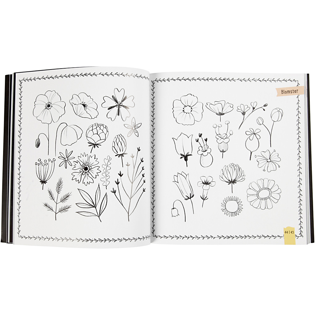 Käsikiri - 1000 ideed, suurus 22x23 cm, paksus 2 cm, lehekülgede arv 143, 1 tk, taani keelne tekst - Image 3