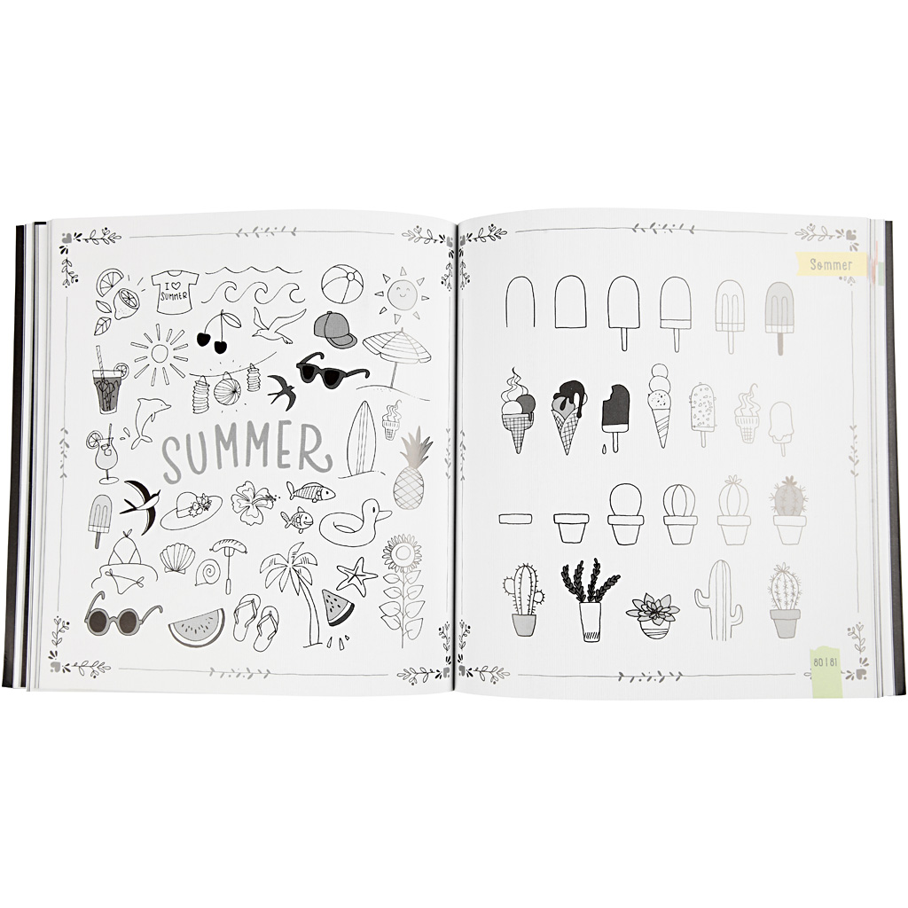 Käsikiri - 1000 ideed, suurus 22x23 cm, paksus 2 cm, lehekülgede arv 143, 1 tk, taani keelne tekst - Image 4