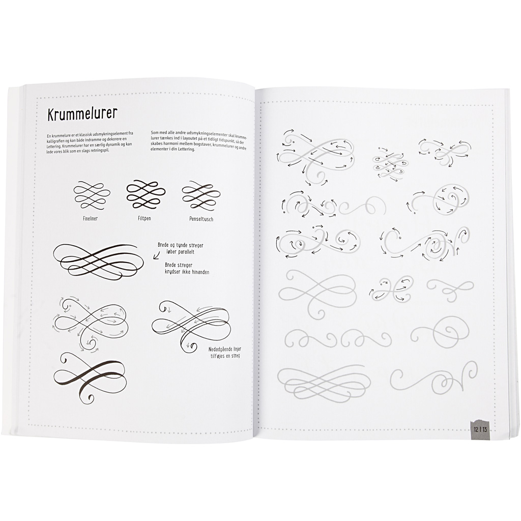 Käekirjutus - Harjutused, suurus 21x28 cm, paksus 1 cm, lehekülgede arv 63, 1 tk, taani keelne tekst - Image 5