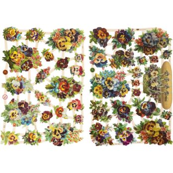 Vintage väljalõiked, paanika, leht 16,5x23,5 cm, 2 lehte/ 1 pakk