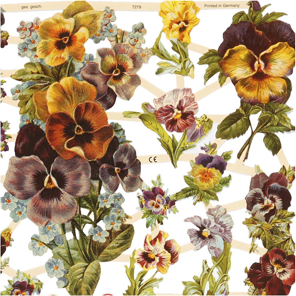 Vintage väljalõiked, paanika, leht 16,5x23,5 cm, 2 lehte/ 1 pakk - Image 3