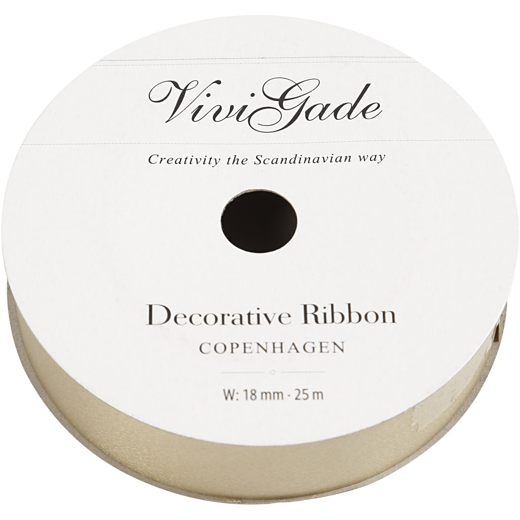 Kummipael, W: 18 mm, matt, kuldne, 25 m/ 1 rull - Image 2