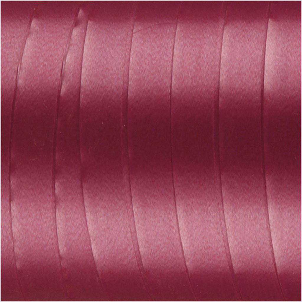 Kummipael, W: 10 mm, läikiv, rubiinpunane, 250 m/ 1 rull - Image 2