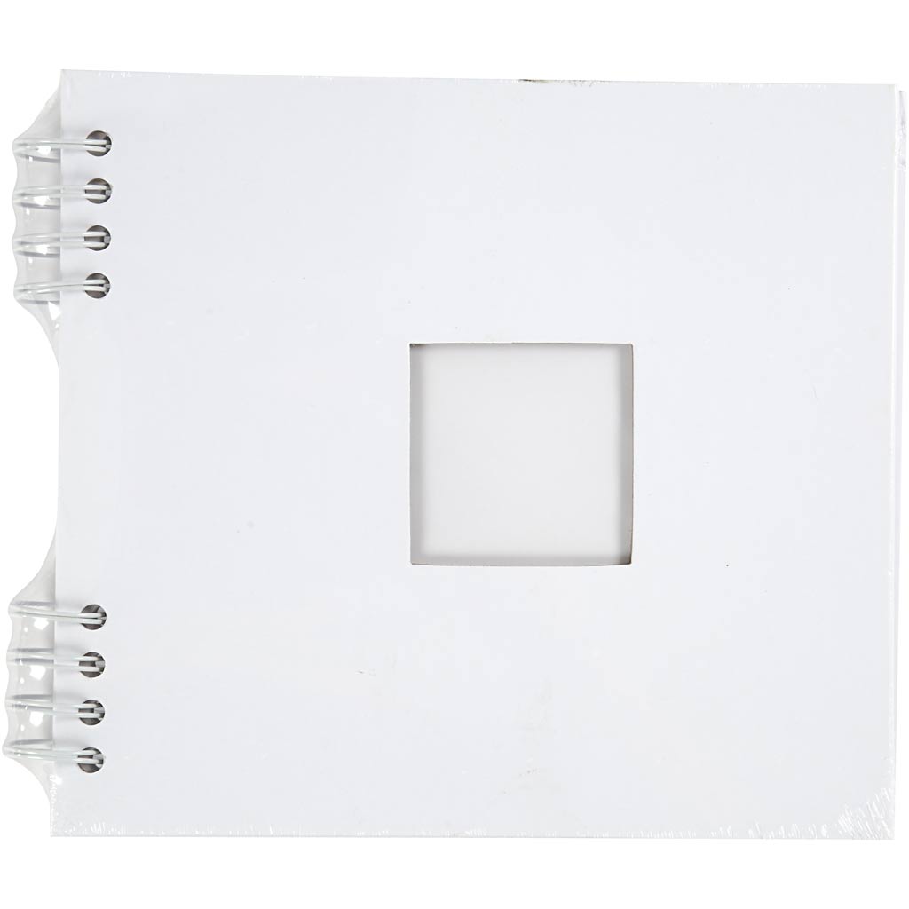 Spiraalköites märkmik, suurus 20x20 cm, 250 g, valge, 1 tk - Image 2