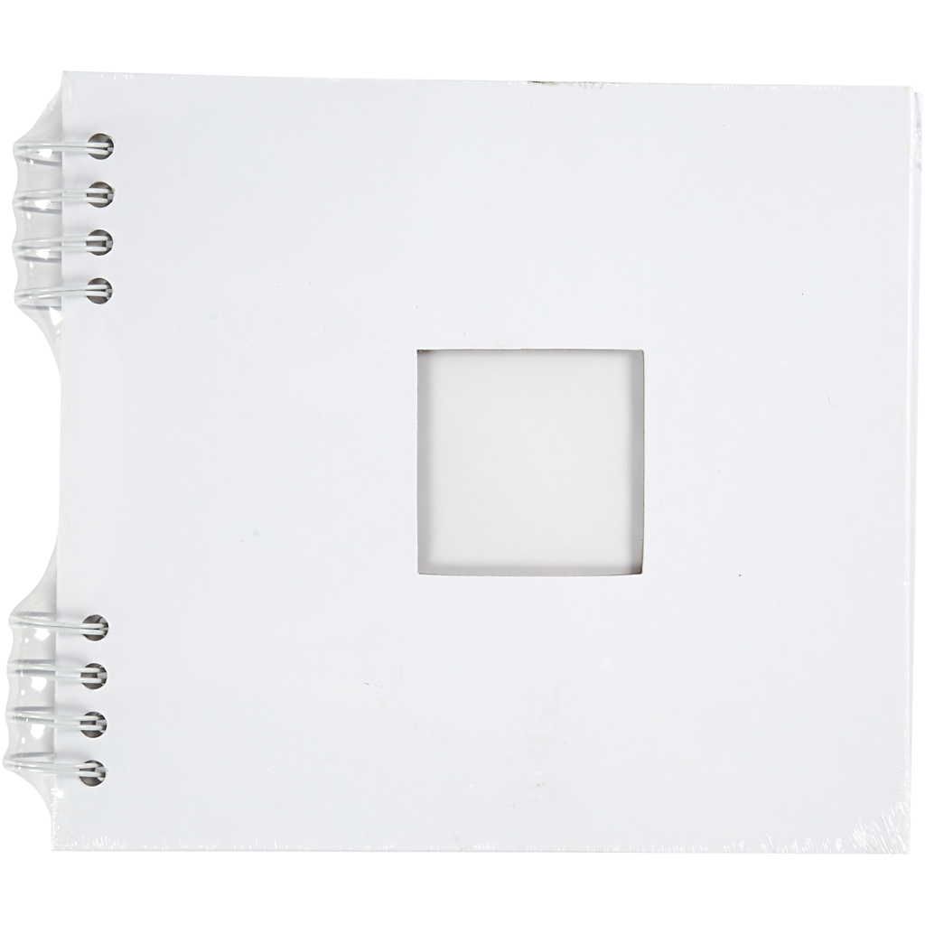 Spiraalköites märkmik, suurus 20x20 cm, 250 g, valge, 1 tk - Image 4