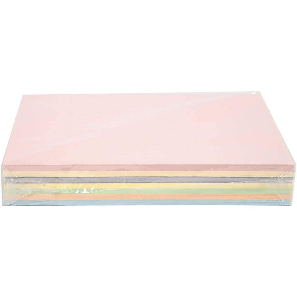 Pastellkaart, A4, leht 210x297 mm, 160 g, pastellvärvid, 210 ass-lehte/ 1 pakk - Image 3