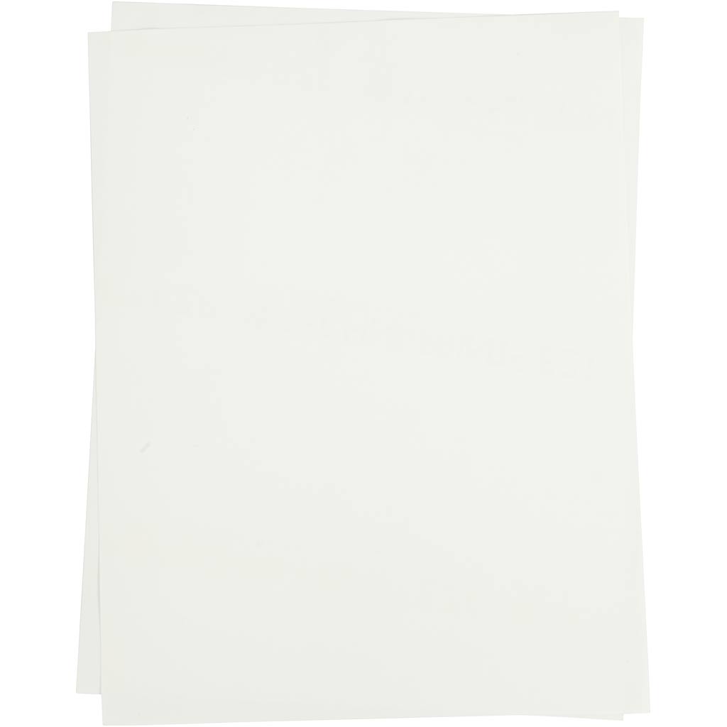 Transfer Sheet, leht 21,5x28 cm, heledatele tekstiilidele, läbipaistev, 5 lehte/ 1 pakk