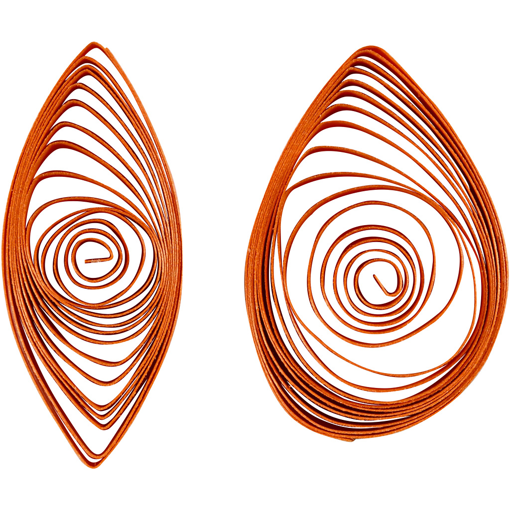 Quilling paberiribad, L: 78 cm, W: 5 mm, 120 g, oranž, roosa, punane, kollane, 100 tk/ 1 pakk - Image 6