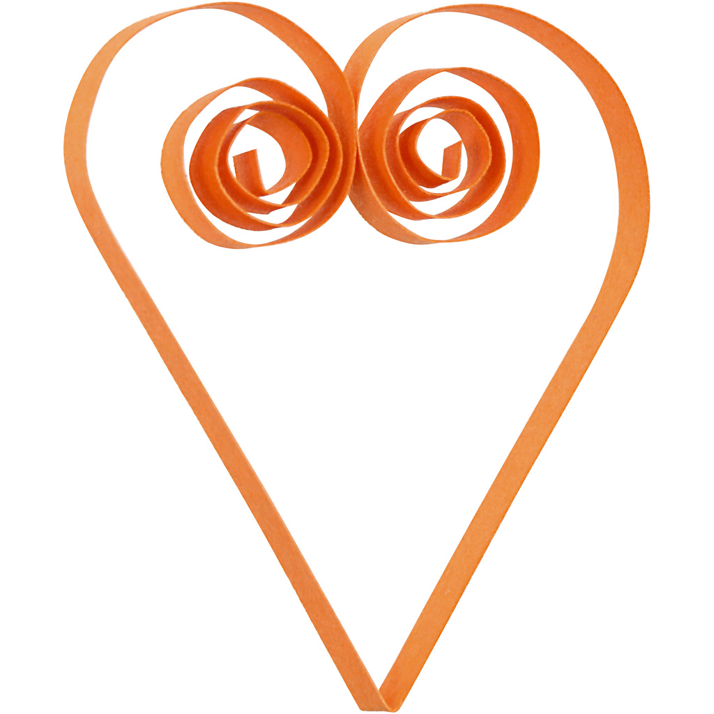 Quilling paberiribad, L: 78 cm, W: 5 mm, 120 g, oranž, roosa, punane, kollane, 100 tk/ 1 pakk - Image 9