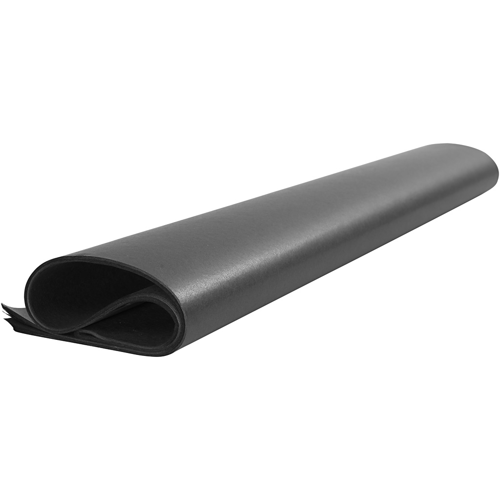 Paber, leht 50x70 cm, 17 g, must, 25 lehte/ 1 pakk - Image 2