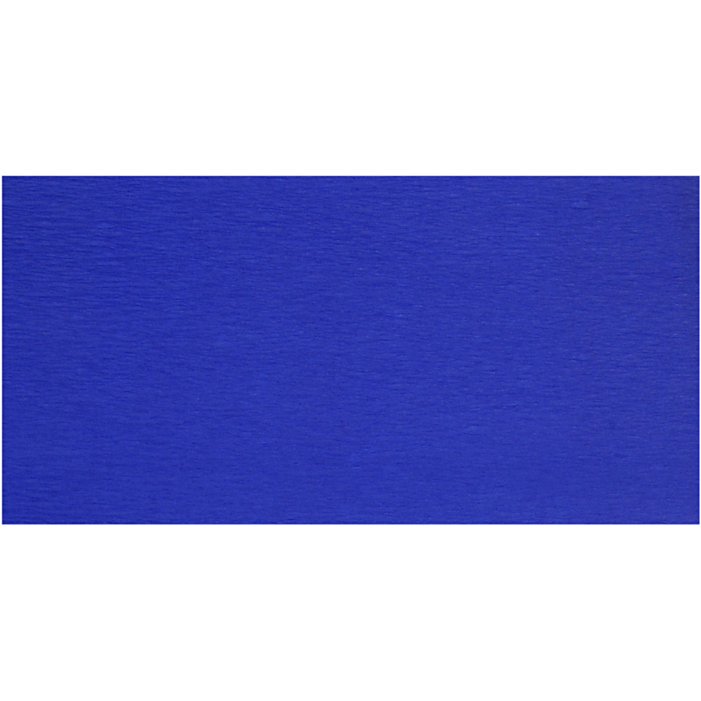 Krepppaber, leht 50x250 cm, sinine, 10 plisseeringut/ 1 pakk