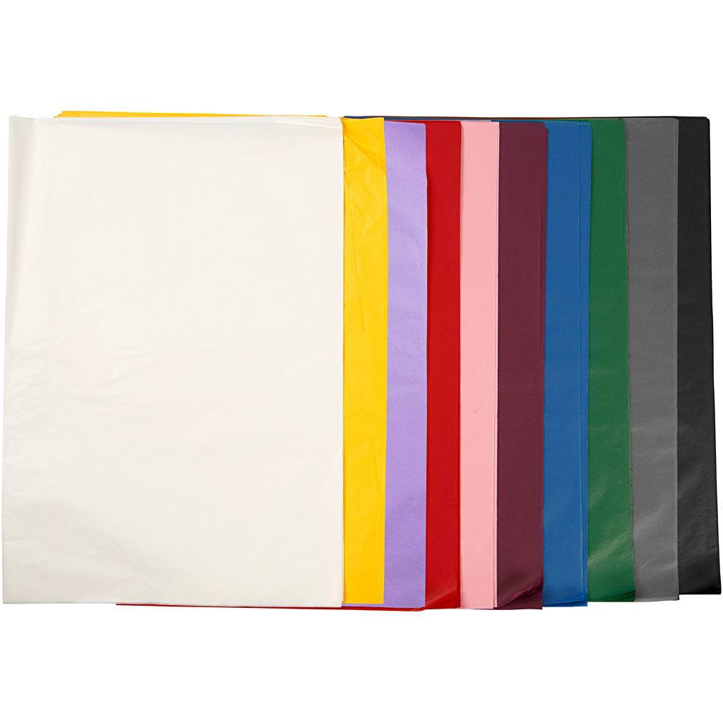 Paber, leht 50x70 cm, 17 g, 10x25 lehte/ 1 pakk