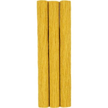 Krepppaber, leht 25x60 cm, kreppmaterjal: 180%, 105 g, karri, 3 lehte/ 1 pakk