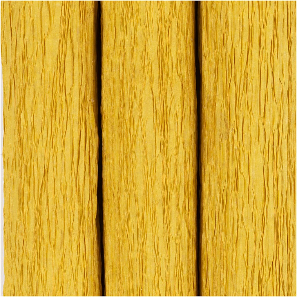 Krepppaber, leht 25x60 cm, kreppmaterjal: 180%, 105 g, karri, 3 lehte/ 1 pakk - Image 3