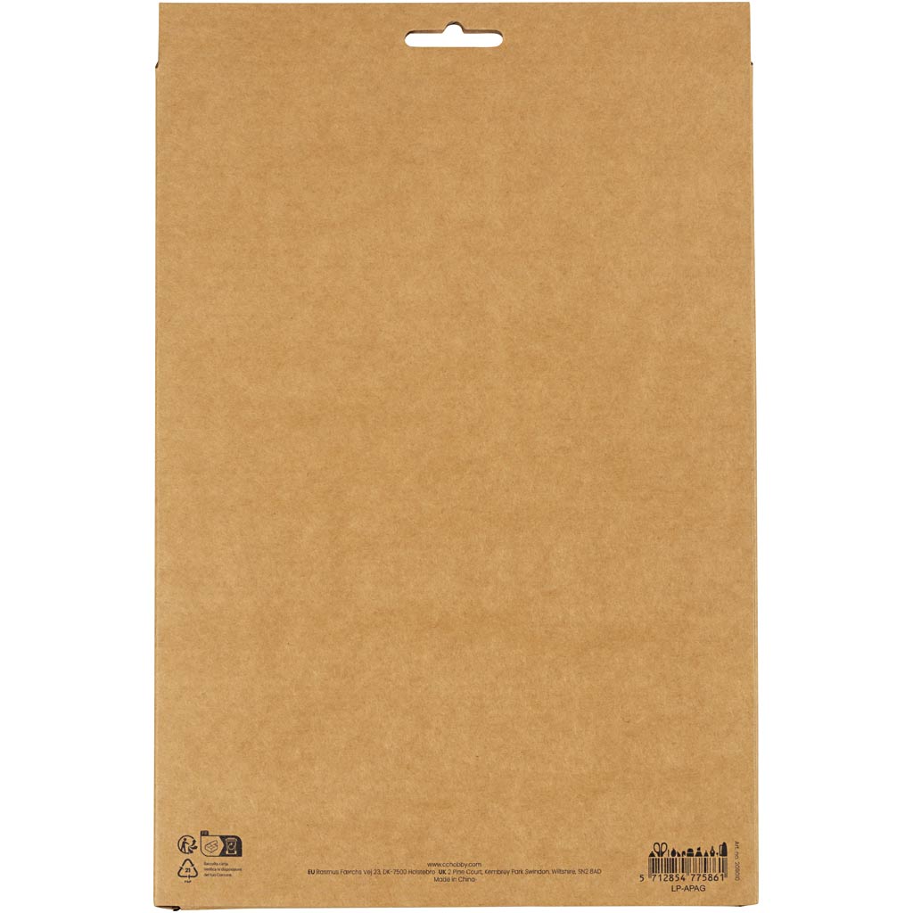 Krepppaber, leht 25x60 cm, kreppmassiiv: 180%, 105 g, lilla/roosa harmoonia, 8 lehte/ 1 pakk - Image 3