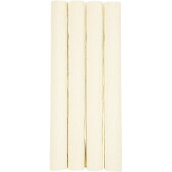Krepppaber, leht 25x60 cm, kreppmassiiv: 180%, 105 g, naturaalvalge, 4 lehte/ 1 pakk