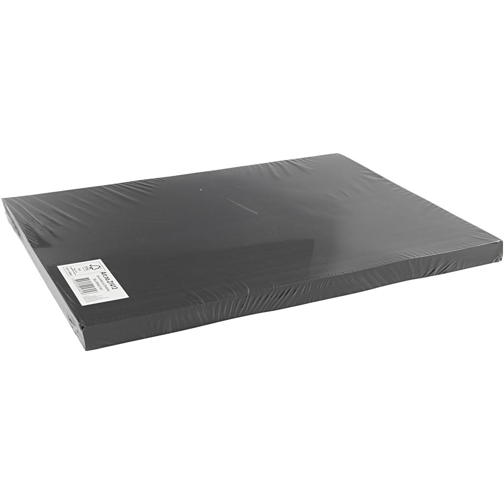 Kaardipaber, A3, leht 297x420 mm, 180 g, must, 100 lehte/ 1 pakk - Image 2
