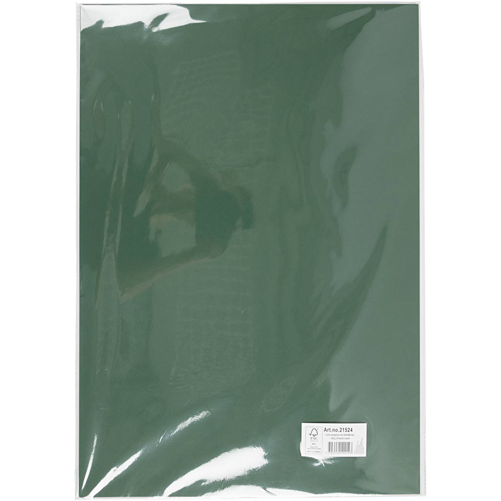 Kaardipaber, A2, leht 420x594 mm, 180 g, tumeroheline, 10 lehte/ 1 pakk - Image 2