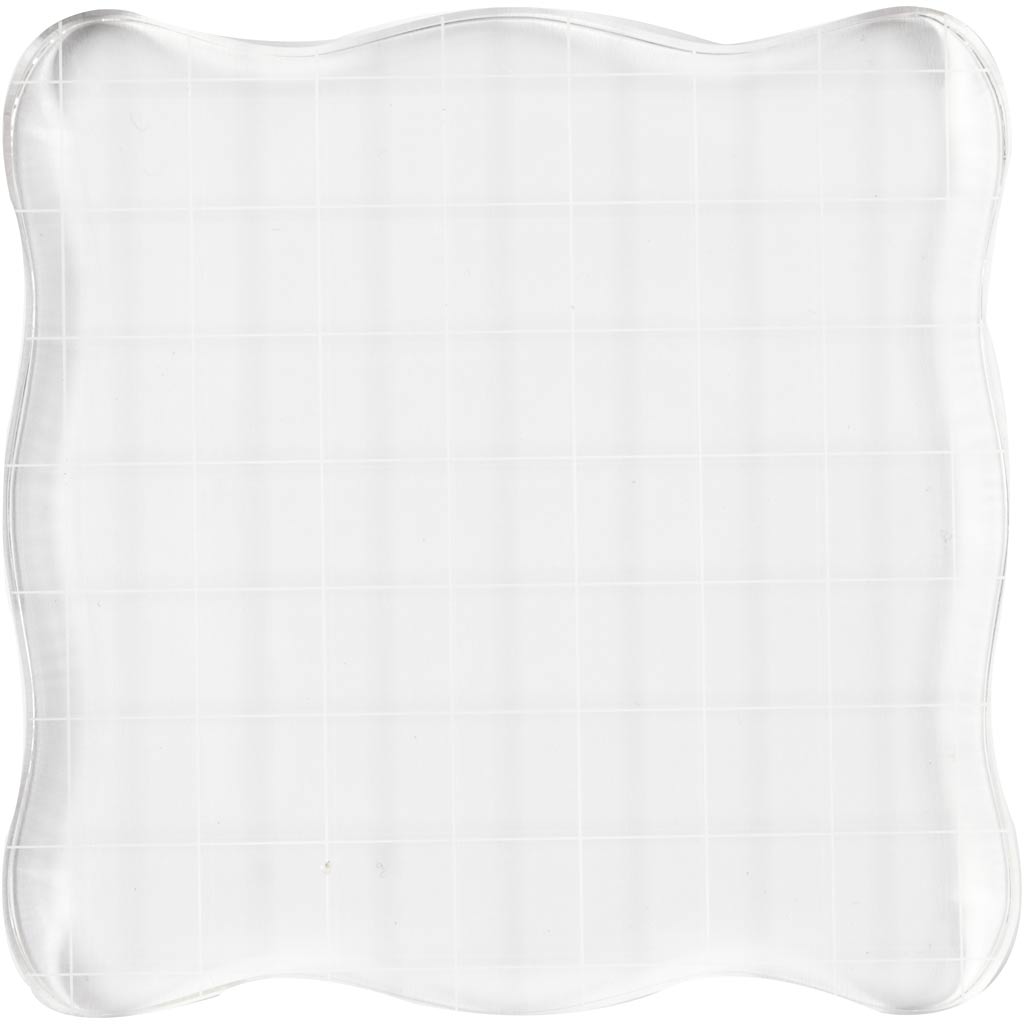 Akrüülplokk, suurus 10x10 cm, paksus 1 cm, 1 tk