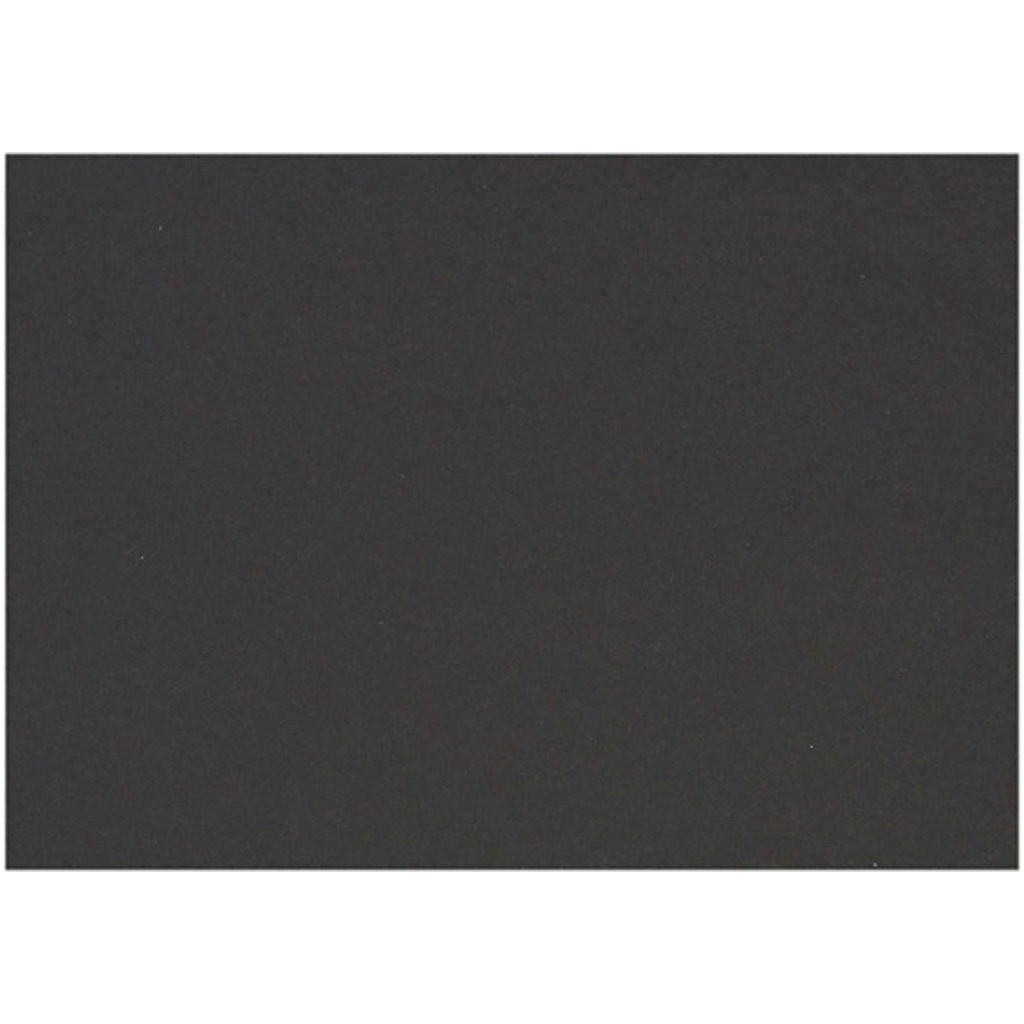 Kaart, A6, leht 105x148 mm, 200 g, must, 100 lehte/ 1 pakk