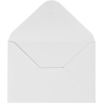 Ümbrikud, ümbriku suurus 11,5x16 cm, 110, valge, 10 tk/ 1 pakk