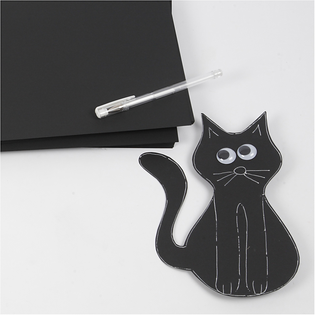 Kaardipaber, A4, leht 210x297 mm, 180 g, must, 100 lehte/ 1 pakk - Image 4