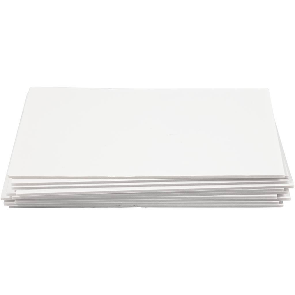 Vahtkartong, A4, leht 210x297 mm, paksus 3 mm, valge, 10 lehte/ 1 pakk - Image 3