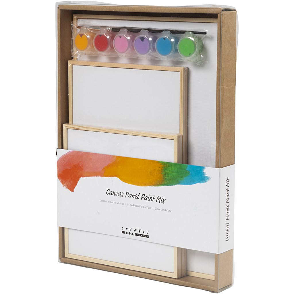 Kangaspaneelide segu, värviline, 1 pakk - Image 4