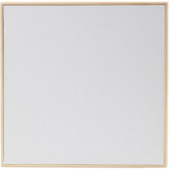 Raamiga lõuend, suurus 30x30 cm, 280 g, valge, 1 tk