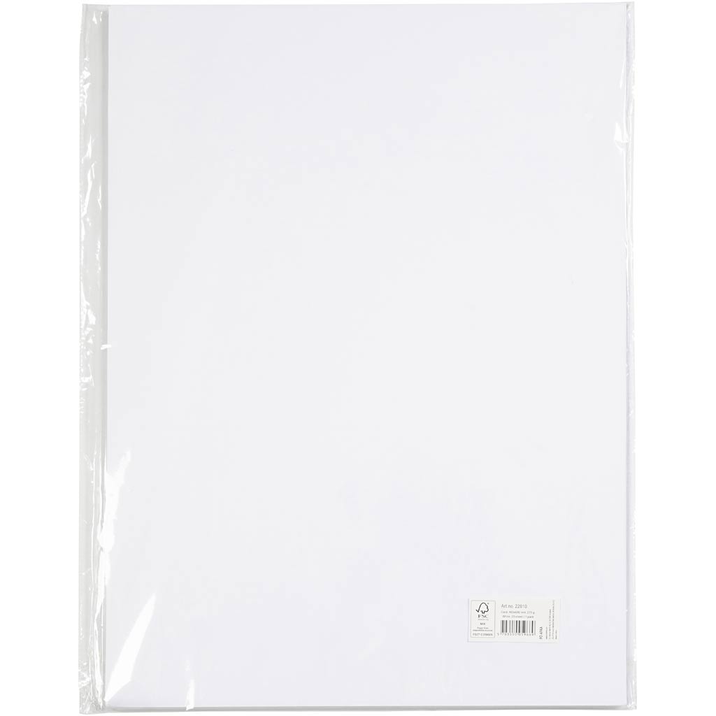 Kaart, leht 460x640 mm, 210-220 g, valge, 25 lehte/ 1 pakk - Image 2