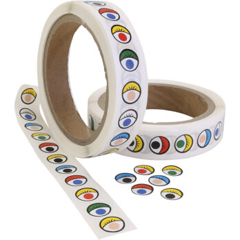 Kleepsusilmad, dia. 13 mm, erinevad värvid, 2000 tk/ 1 pakk