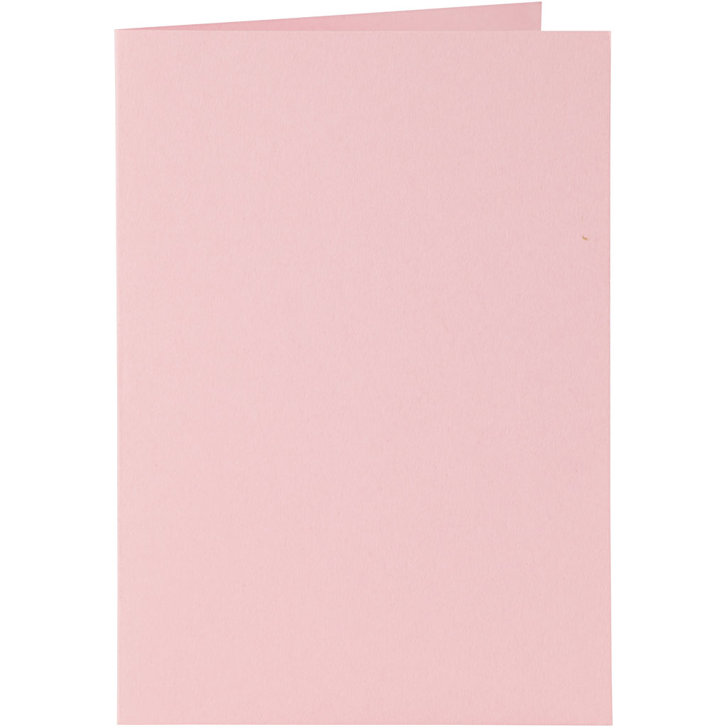 Kaardid ja ümbrikud, kaardi suurus 10,5x15 cm, ümbriku suurus 11,5x16,5 cm, 110+220 g, roosa, 6 komplekti/ 1 pakk - Image 3
